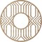Ekena Millwork Empire Wood Fretwork Pierced Ceiling Medallion, Red Oak, 20"OD x 7 3/8"ID x 1/4"T CMWP20X20X0250EPRO - alternate 3
